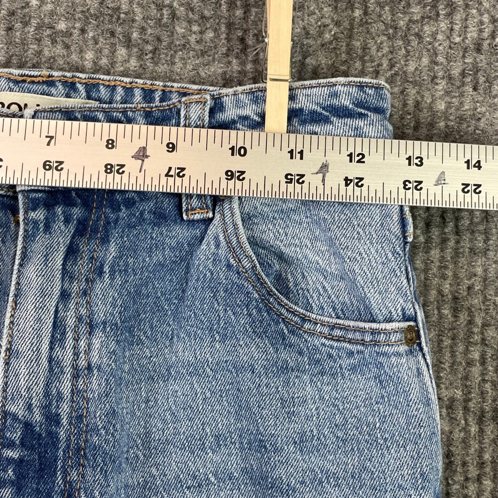 Rolla's Original High Rise Straight Jeans Womens 26 Blue Whisker Denim Academia - Picture 3 of 13